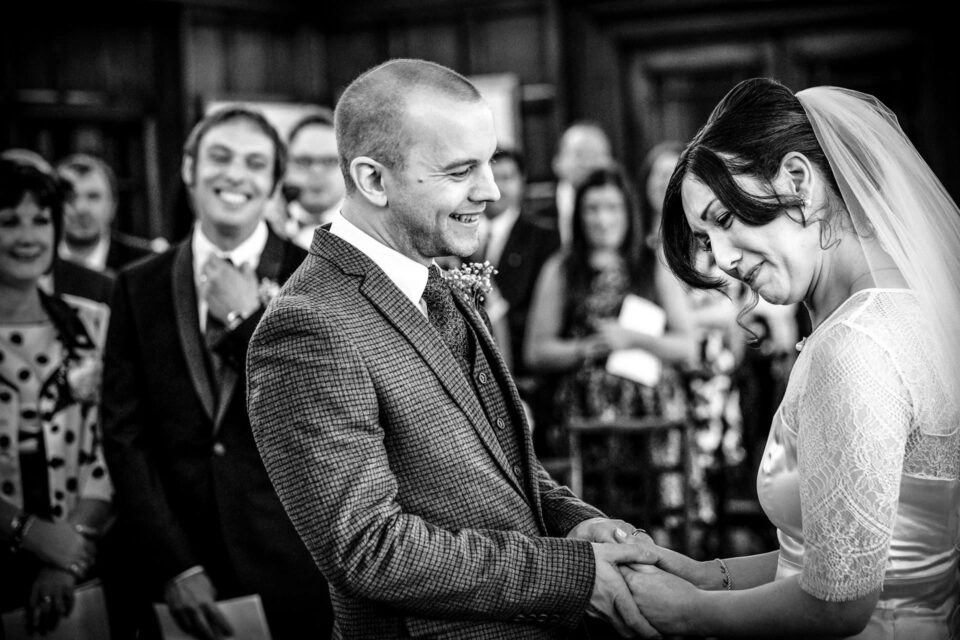 Bride and Groom say 'I do' at Town Hall in Nottingham City Centre