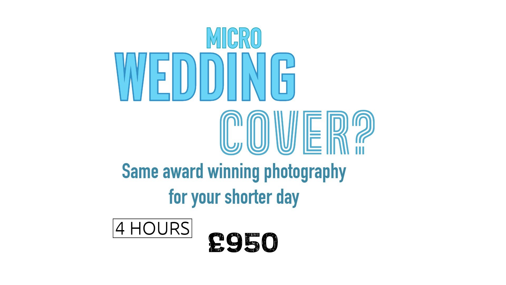 Micro Wedding Photography coverage