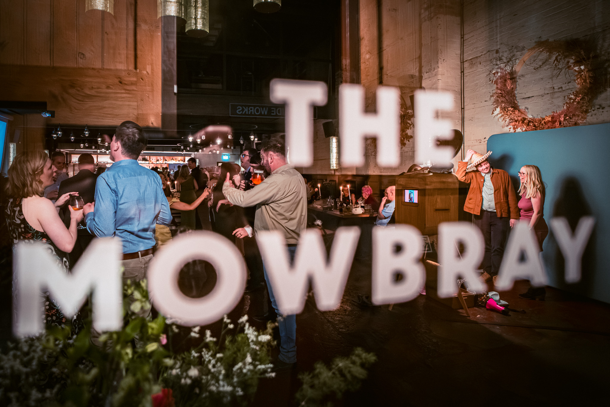 Wedding reception at a wedding reception at The Mowbray in Sheffield